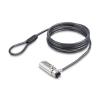 StarTech.com Slim Lock Noble Wedge Slot Compatible, 6.6ft Locking Cable - Sicherheitskabelschloss - 2 m - TAA-konform