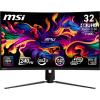 MSI MPG 321CURXDE QD-OLED - OLED-Monitor - Gaming - gebogen - 81.3 cm (32") (31.5" sichtbar) - 3840 x 2160 UHD @ 240 Hz - 1000 cd / m² - 1500000:1 - DisplayHDR 400 True Black - 0.03 ms - 2xHDMI, DisplayPort, USB-C - Schwarz