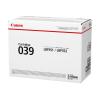 Canon 039 - Schwarz - original - Tonerpatrone - für imageCLASS LBP351dn, LBP351x, LBP352dn, LBP352x, i-SENSYS LBP351x, LBP352x, Satera LBP351i