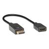 Eaton Tripp Lite Series DisplayPort to HDMI Video Adapter Video Converter (M / F), HDCP, Black, 1 ft. - Videoadapter - DisplayPort männlich zu HDMI weiblich - 30.48 cm - Schwarz - geformt