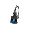 Poly Savi 8420 Office - Savi 8400 series - Headset - On-Ear - DECT / Bluetooth - kabellos - aktive Rauschunterdrückung - Schwarz - Zertifiziert für Microsoft Teams - Replaces Poly SKU 2-221104-205