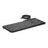 HP 405 - Tastatur - Multi-Device - 65% - compact - hinterleuchtet - USB - Deutsch - Schwarz