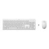 HP 230 - Tastatur-und-Maus-Set - kabellos - 2.4 GHz - Deutsch - weiß - für HP 24, Laptop 14, 14s, 15, 15s, 17, Pavilion 24, 27, Pavilion Laptop 13, 14, 15