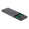 Delock - Festplatten-Array - 2 Schächte (PCIe (NVMe)) - USB 3.2 Gen 2 (extern)