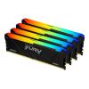 Kingston FURY Beast RGB - DDR4 - Kit - 128 GB: 4 x 32 GB - DIMM 288-PIN - 2666 MT / s - CL16 - 1.2 V - ungepuffert - on-die ECC - Schwarz