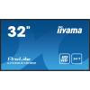 32" 1920x1080, IPS panel, 1% Haze, Landscape and Portrait mode, Speakers 2x 10W , VGA, 3x HDMI, 350cd / m², Media Play USB Port, Control LAN / RS232C, VESA 200x200
