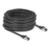 Delock RJ45 Netzwerkkabel Cat.8.1 S / FTP 15 m bis 40 Gbps schwarz