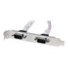 2 Port DB9 Serial Port Bracket Header