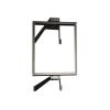 Eaton Tripp Lite Series 12U Wall Mount Pivoting 2-Post Open Frame Rack Cabinet Hinged - Schrank offener Rahmen - 2 Pfosten - geeignet für Wandmontage - strukturiert, schwarze Pulverbeschichtung - 12U