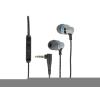 Delock In-Ear Kopfhörer mit 4 Pin 3,5 mm Klinkenstecker, Mikrofon und Lautstärkeregler + Quick-Mute Funktion für Smartphones und Tablets
