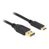 Delock - USB-Kabel - 24 pin USB-C (M) zu USB Typ A (M) - USB 3.2 Gen 1 - 3 m - Schwarz