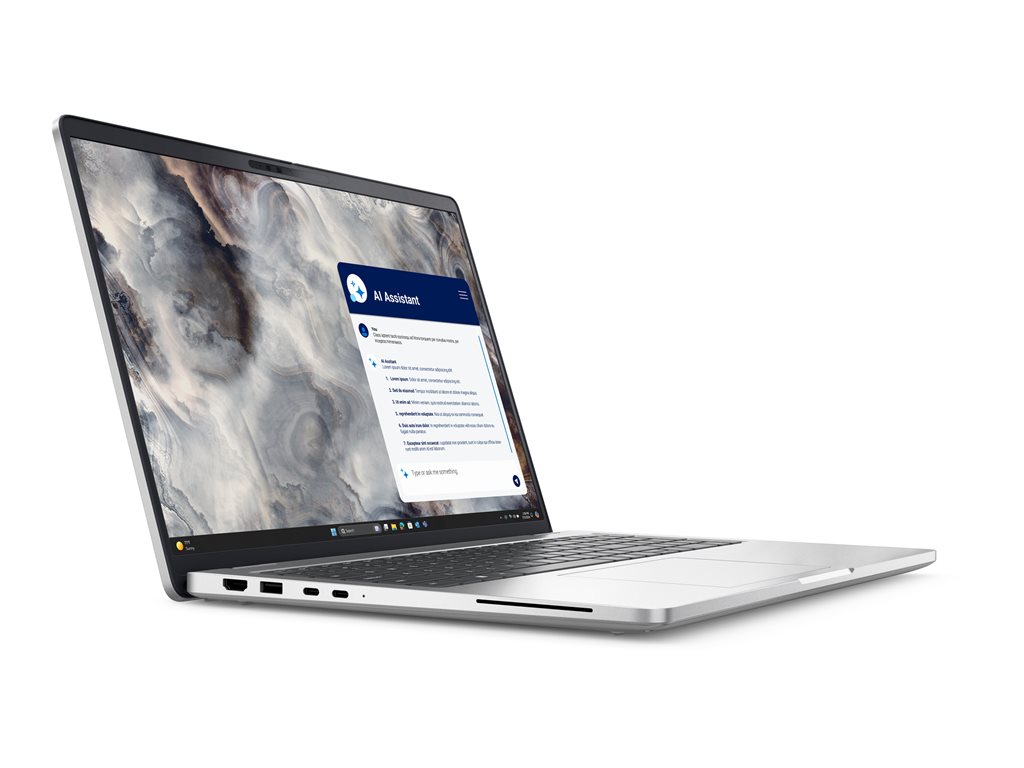 Dell Pro 16 Plus PB16250 - Intel Core Ultra 5 236V / 2.1 GHz - vPro Enterprise - Win 11 Pro - Arc Graphics 130V - 16 GB RAM - 512 GB SSD NVMe - 40.646 cm (16") IPS 1920 x 1200 (Full HD Plus) - NFC, Wi-Fi 7 - Platinum Silver - BTS - mit 1 Jahr Basis-S
