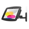 Compulocks iPad 10th-11th (A16) Gen Space Enclosure Swing Wall Mount Black - Befestigungskit (Gehäuse, VESA-Halterung mit Schwingarm, Befestigungsteile) - Schwenkarm - für Tablett - verriegelbar - hochwertiges Aluminium - Schwarz - Bildschirmgröße: 2