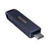 SanDisk Phone Drive - USB-Flash-Laufwerk - 64 GB - USB-C / Lightning - Metallic Sky