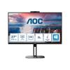 AOC Value-line Q27V5CW / BK - V5 series - LED-Monitor - 68.6 cm (27") - 2560 x 1440 QHD @ 75 Hz - IPS - 300 cd / m² - 1000:1 - 4 ms - HDMI, DisplayPort, USB-C - Lautsprecher - Schwarz