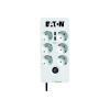 Eaton Protection Box 6 USB Tel@ Din - Überspannungsschutz - AC 220-250 V - 2500 Watt - Ausgangsanschlüsse: 6 - weiß