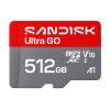 SanDisk Ultra GO - Flash-Speicherkarte - 512 GB - A1 / UHS-I U1 / Class10 - microSDXC UHS-I