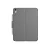 Logitech Slim Folio - Tastatur und Foliohülle - kabellos - Bluetooth LE - QWERTY - GB - Oxford Gray - für Apple 10.9-inch iPad (10. Generation)