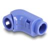 Delock Kabel Clips zum Abwinkeln 8 Stück blau