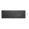 HP 230 - Tastatur - kabellos - 2.4 GHz - Deutsch - Schwarz - für OMEN by HP Laptop 16, Victus by HP Laptop 16, Laptop 14, 15, 17, Pavilion Plus Laptop 14