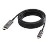 VISION - Adapterkabel - USB-C männlich zu HDMI männlich - 10 m - Glasfaser - Schwarz - Unterstützung für 4K60Hz (3840 x 2160), aktiv