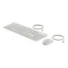 HP 225 - Tastatur-und-Maus-Set - 100% - full size - USB - QWERTZ - Deutsch - Cashmere White