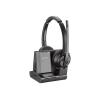 Poly Savi 8220 Office - Headset - On-Ear - DECT - kabellos - Schwarz - Replaces Poly SKU 207325-12
