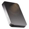 ZENS Pro 1 - Induktive Power Bank - dünn - 10000 mAh - 15 Watt - auf Kabel: USB-C - Schwarz