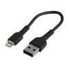 StarTech.com 15cm USB auf Lightning-Kabel - Schwarz - Lightning-Kabel - USB männlich zu Lightning männlich - 15 cm - Schwarz