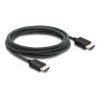 Delock Koaxiales High Speed HDMI Kabel 8K 60 Hz 48 Gbps mit Geflechtmantel 3 m