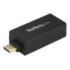 StarTech.com USB-C auf Gigabit Ethernet Adapter - USB 3.0 - USB C zu GbE Adapter - USB Typ-C Netzwerkadapter - Netzwerkadapter - USB-C - Gigabit Ethernet x 1 - Schwarz