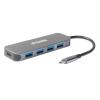 D-Link DUB-2340 - Hub - 4 x SuperSpeed USB 3.0 + 1 x USB-C (Spannungsversorgung) - Desktop