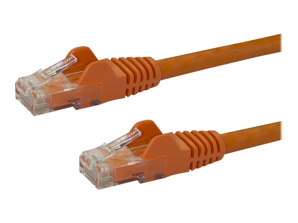 StarTech.com 2m Cat6 Gigabit Snagless Patchkabel - RJ45 UTP Netzwerkkabel mit Schutzmanschette - Cat 6 Kabel - Orange - Patch-Kabel - RJ-45 (M) zu RJ-45 (M) - 2 m - UTP - CAT 6 - ohne Haken - orange