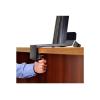 Ergotron WorkFit-S Single LD - Stehender Tischwandler - rechteckig - Aluminium, hochwertiger Kunststoff, pulverbeschichteter Stahl - Schwarz