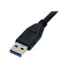 StarTech.com 0,5m USB 3.0 A auf Micro B Kabel - St / St - Schwarz - 50cm SuperSpeed USB 3.0 Anschlusskabel - Stecker / Stecker - USB-Kabel - Micro-USB Typ B (M) zu USB Typ A (M) - USB 3.0 - 50 cm - geformt - Schwarz - für P / N: DKT30CVAGPD, S251BMU313,