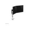 Neomounts Next One SL Desk Mount, double display, sliding VESA (topfix clamp & grommet)