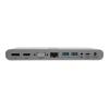 Eaton Tripp Lite Series USB-C Dock, Triple Display - 4K HDMI / DisplayPort, VGA, USB 3.2 Gen 1, USB-A / USB-C Hub, GbE, 100W PD Charging, International Power Cables - Dockingstation - USB-C 3.2 Gen 1 / Thunderbolt 3 - VGA, HDMI, DP - 1GbE