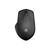 HP 285 Silent - Maus - ergonomisch - optisch - kabellos - 2.4 GHz - kabelloser Empfänger (USB)
