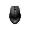 HP 430 - Maus - für mehrere Geräte - ergonomisch - rechts- und linkshändig - 5 Tasten - kabellos - Bluetooth 5.0, 2.4 GHz - kabelloser Empfänger (USB) - Jet Black - für HP 21, 22, 24, 27, Laptop 14, 15, 17, Pavilion 24, 27, 32, TP01, Pavilion Laptop