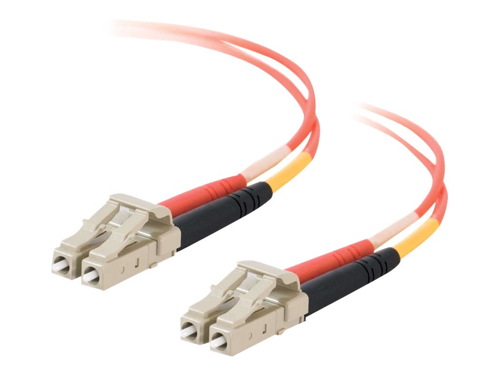 C2G LC-LC 50 / 125 OM2 Duplex Multimode PVC Fiber Optic Cable (LSZH) - Netzwerkkabel - LC Multi-Mode (M) zu LC Multi-Mode (M) - 20 m - 20 m - Glasfaser - Duplex - 50 / 125 Mikrometer - OM2 - halogenfrei - orange
