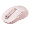Logitech Signature M650 Large - Maus - Größe L - optisch - 5 Tasten - kabellos - 2.4 GHz, Bluetooth - Logitech Logi Bolt USB-Receiver - rosé