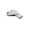 SanDisk Ultra Dual Drive Luxe - USB-Flash-Laufwerk - 256 GB - USB 3.1 Gen 1 / USB-C - Silber