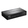 D-Link Switch 8-Port Layer2 PoE Fast Ethernet Switch, 8x 10 / 100Mbit / s TP (RJ-45) Port, davon 4x IEEE 802.3af PoE kompatibel, Power-over-Ethernet bis 15,4Watt Leistung pro Port, automatische Erkennung von PoE Geräten (PD), Flow-Control bei Full-Duplex