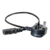 Kabel / 0,5 m Universal Power cord BS 1363