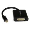 StarTech.com Mini DisplayPort auf DVI Adapter Konverter - 1 x  Mini DP (Stecker) - DVI-I (Buchse) - maximale Auflösung 1920x1200 - DVI-Adapter - Mini DisplayPort (M) zu DVI-I (W) - 17 cm - Schwarz