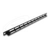 Delock - Kabelführungsplatte für Schaltschrank - L-shaped, 22 mm, with cable tie fastening - Schwarz - 0.5U - 48.3 cm (19")