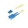 Startech - Patch-Kabel - LC / UPC Einzelmodus (M) zu SC / UPC Einzelmodus (M) - 8 m - 2 mm - Glasfaser - Duplex - 9 / 125 Mikrometer - OS1 / OS2 - halogenfrei, passiv, bis zu 100 Gbps Datenübertragungsrate - Gelb