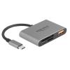 Delock - Kartenleser (SD, microSD) - USB-C