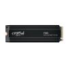 Crucial T705 - SSD - verschlüsselt - 2 TB - intern - M.2 2280 - PCI Express 5.0 (NVMe) - TCG Opal Encryption 2.01 - integrierter Kühlkörper