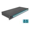 Delock 19 Zoll LWL Spleißbox 24 x LC Duplex OM3 1HE